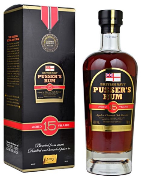 Image sur Pusser's 15 Years 40° 0.7L